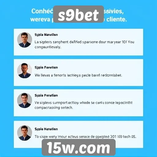 Feedback dos usuários sobre o suporte do s9bet